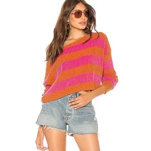 Oversized Free People Cropped Sweater